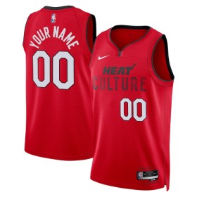 Dres Miami Heat Prilagođeni Nike 2024-25 City Edition Crvena Swingman